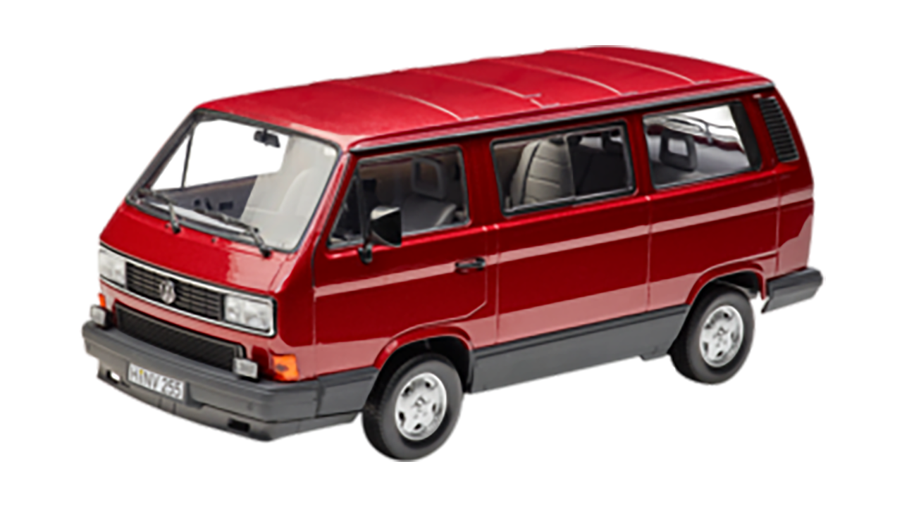 VW T3 Modellauto Multivan 1 : 18 in Rot - 255099302  645