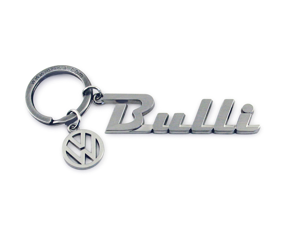 Bulli Schlüsselanhänger mit Charm in Sichtverpackung, Schriftzug Bulli - 600514909129